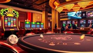 Experience the thrill of Slot Gacor Hari ini with exciting poker games, vibrant slot machines, and casino ambiance.