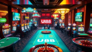 Engage in thrilling online gaming experiences at UU88 casino with vibrant tables and exciting gameplay.