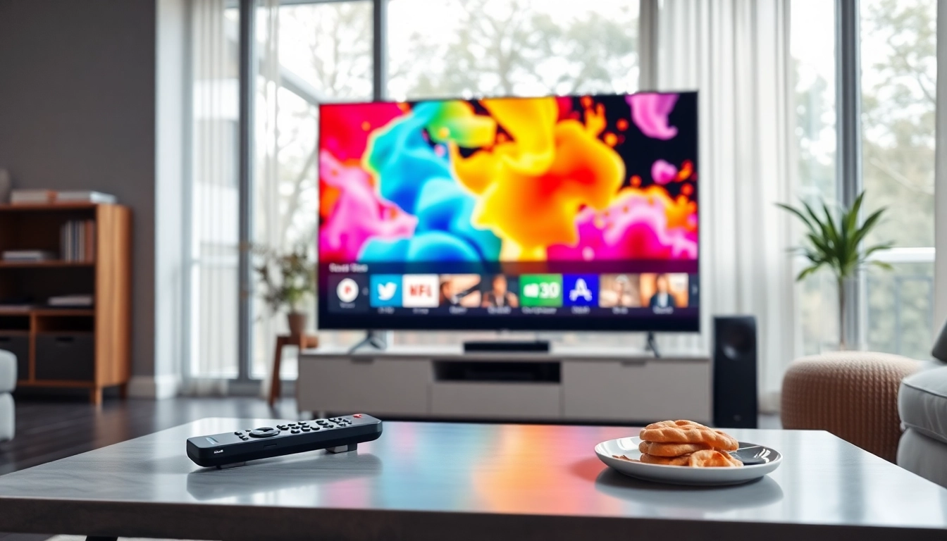 Engage with high-quality IPTV service on https://bosstv.ca in a cozy living room setup.