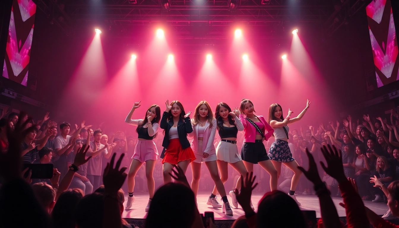 BLACKPINK news: exciting performance capturing BLACKPINK on stage with vibrant colors and dynamic energy.
