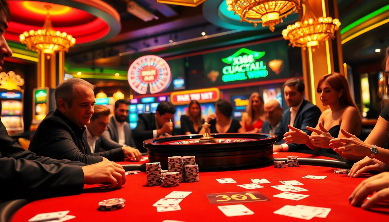 Experience the thrill of xx88 win with exciting poker gameplay in a vibrant casino setting.