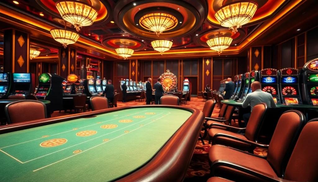 Experience high-stakes excitement at the top club with thrilling poker games and sparkling slot machines.
