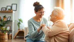 Engaging senior caregivers austin tx offering support in a warm, home-like setting.