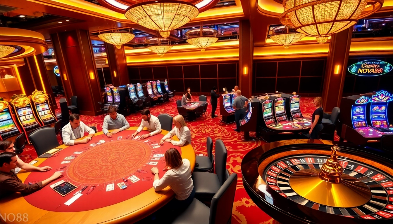 Experience the thrill of nhà cái nova88 with engaging casino games including poker and slots.