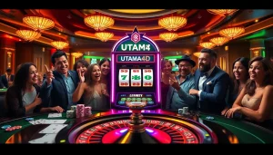 Rasakan sensasi menang di mesin slot UTAMA4D dalam suasana kasino yang hidup.