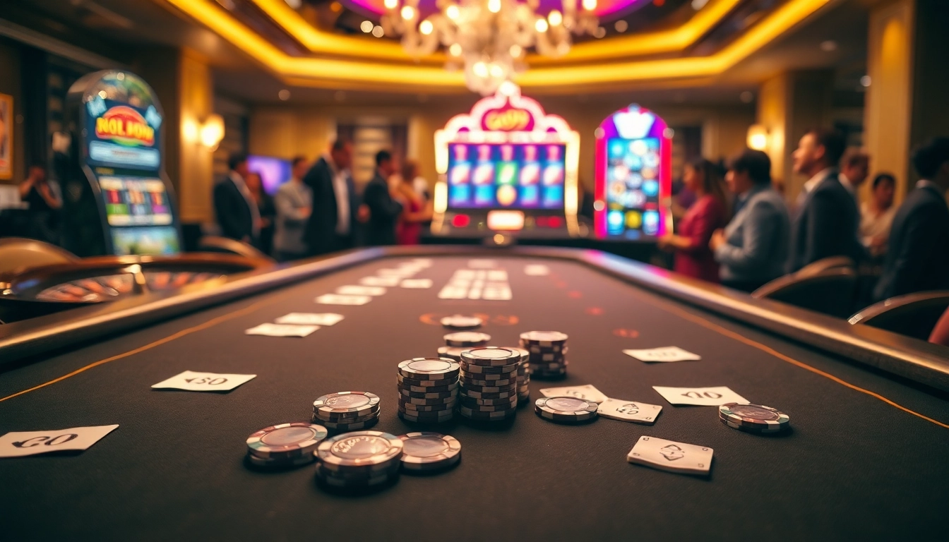 Players engaging in an exciting round of blackjack at go99 casino.