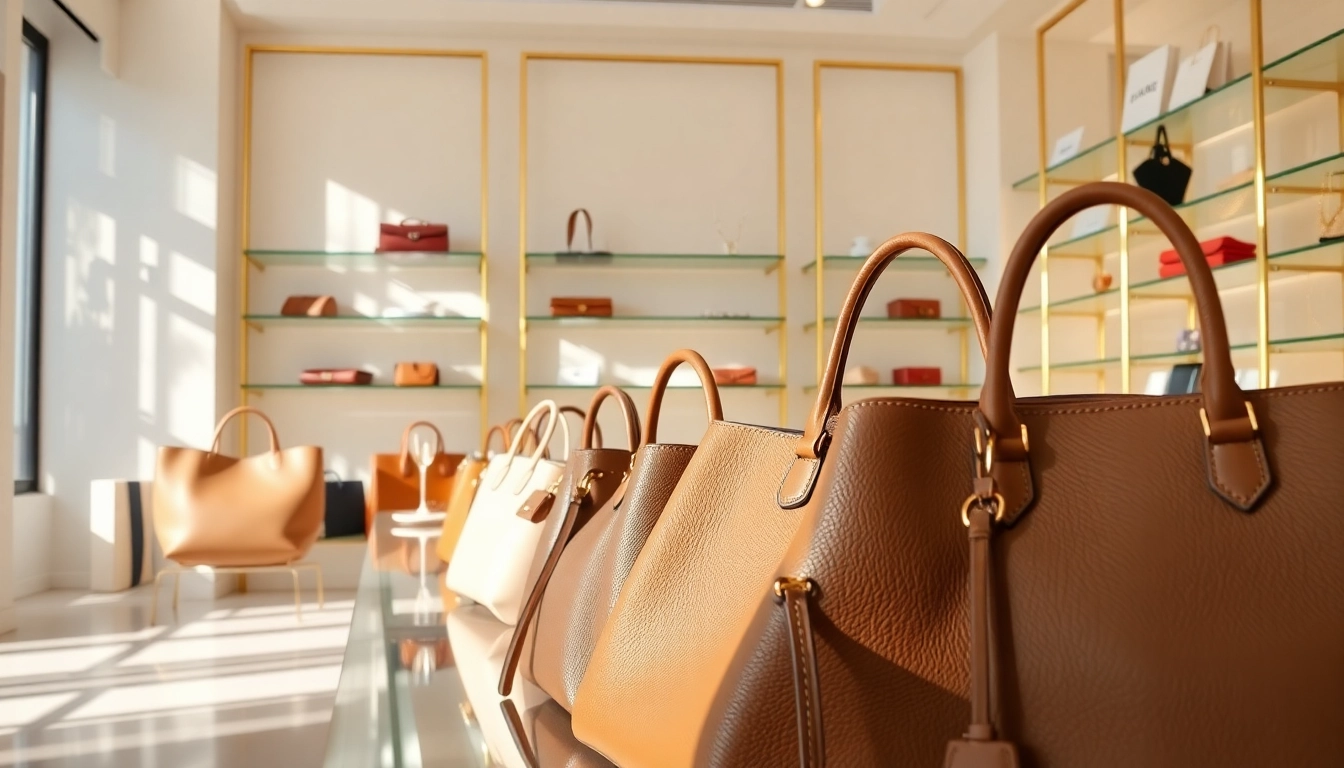 레플리카사이트에서 품질 높은 디자이너 핸드백을 쇼핑하는 장면