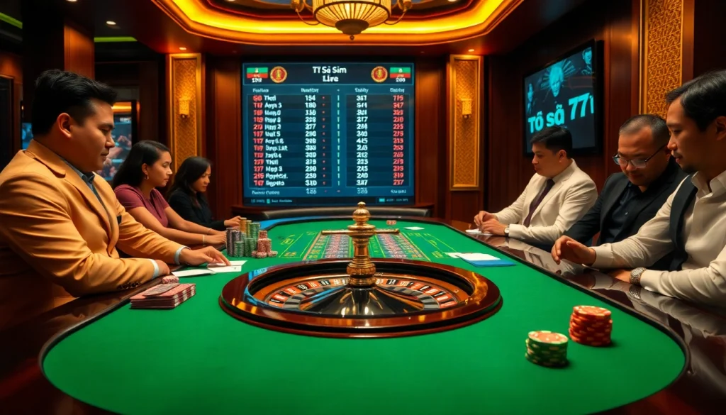 Experience the thrill of betting at the luxurious casino table as "tỷ số 7m" highlights live sports odds and scores.