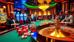 Experience thrilling gameplay at tg88 with vibrant poker tables and exciting casino elements.