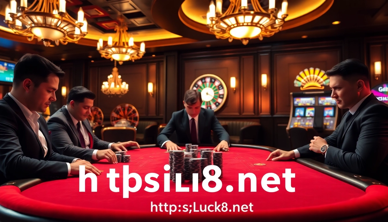 Trải nghiệm cảm giác hồi hộp của cờ bạc tại https://luck8.net với cảnh casino sống động và các người chơi chuyên nghiệp.