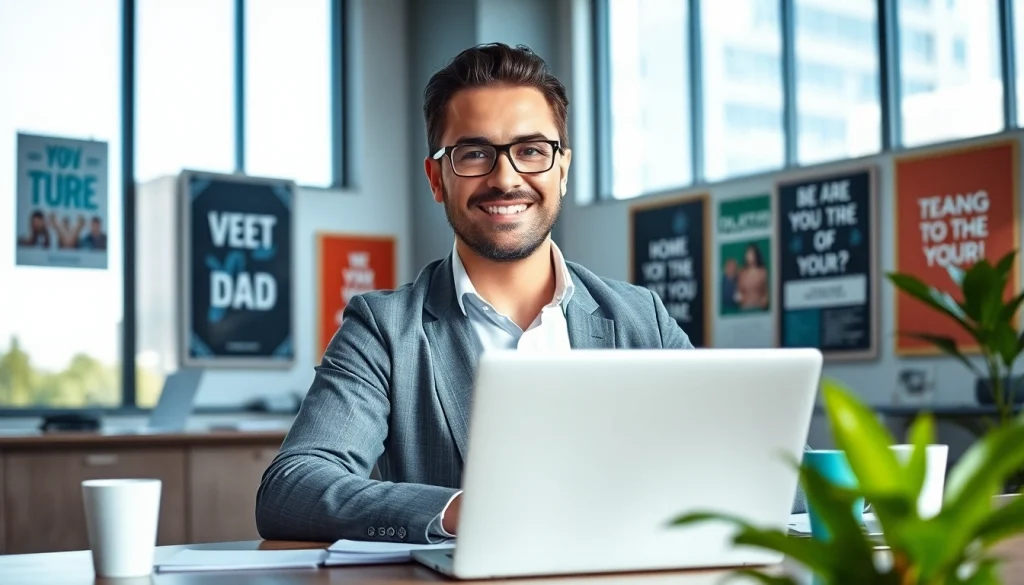 Transform your business with an expert business coach near me in a modern, vibrant office.