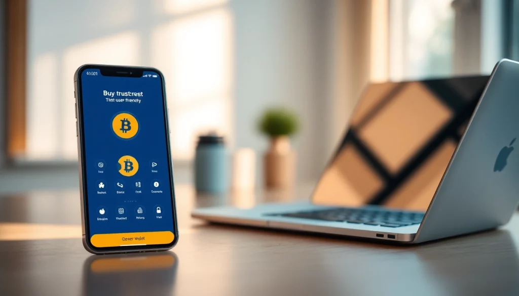 Acheter bitcoin facilement via une application conviviale affichée sur un smartphone moderne.