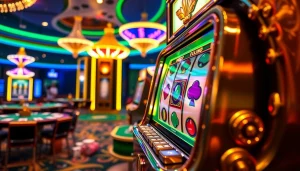 Experience the thrill of idn slot gaming with vibrant casino excitement and luxury.