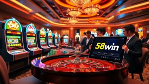 Experience the thrill of winning at 58win with vibrant casino environments and exciting games.