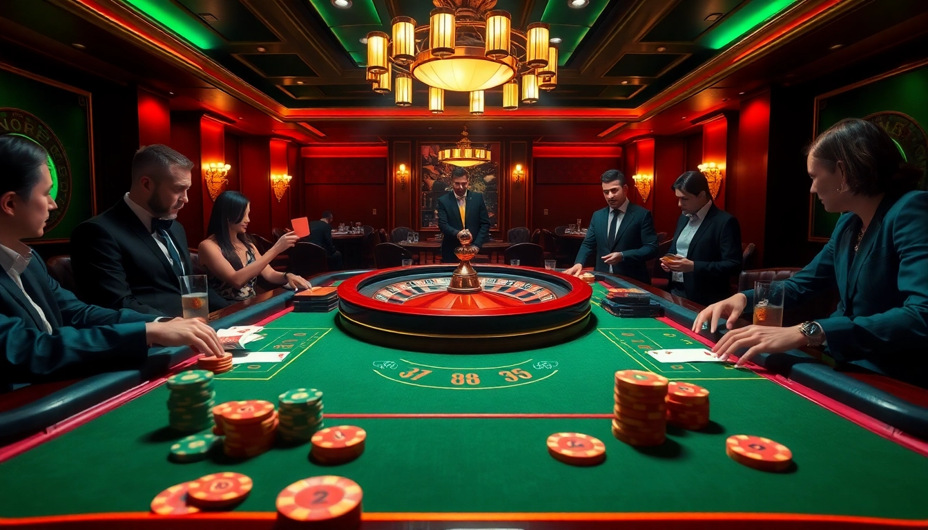 Experience the excitement of betting with say88 com at a luxurious casino table filled with vibrant chips and cards.