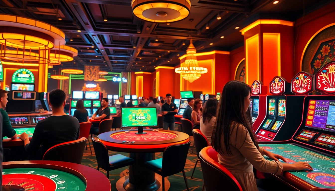 S666.nyc showcases a vibrant online casino environment with diverse players engaged in exciting games.