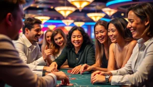 Mostbet reyler oyunlarına qatılan heyecanlı insanları təsvir edən kadr.