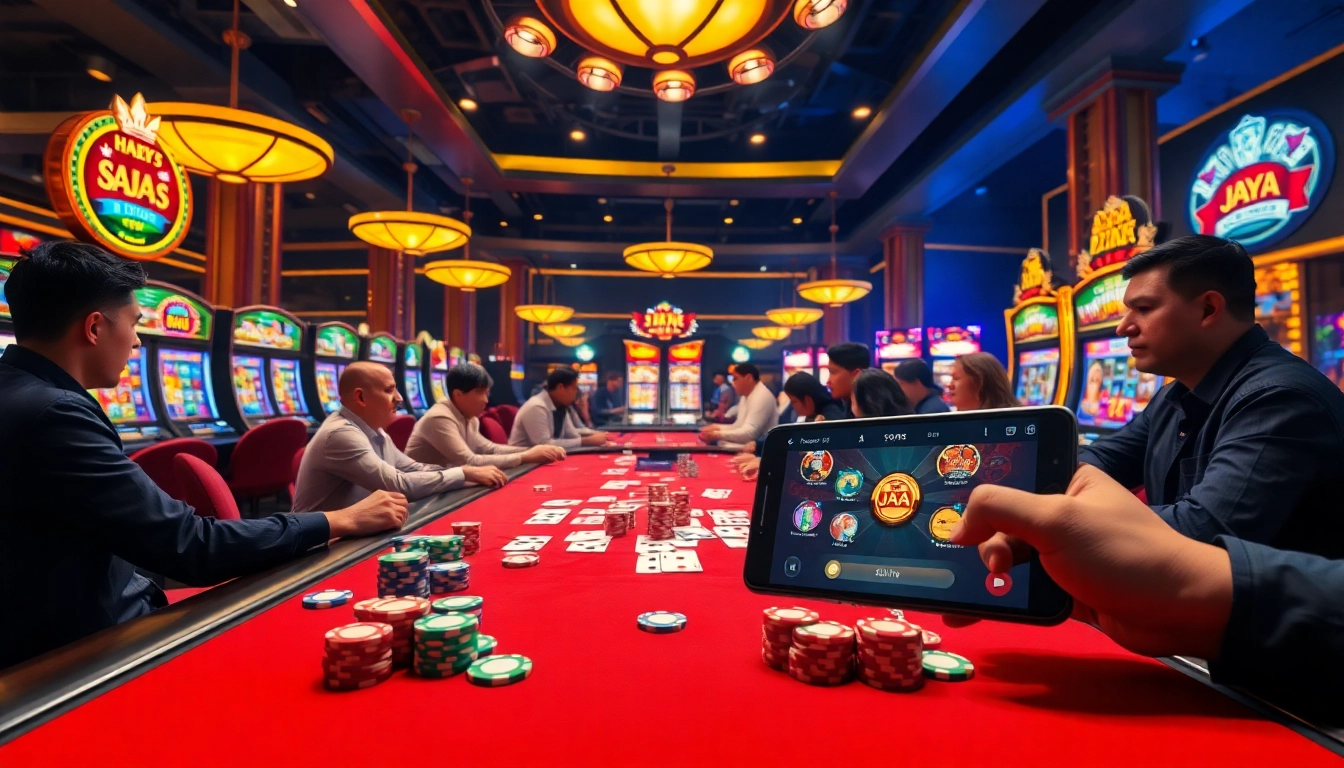 Experience apk jaya thrills with vibrant casino table action and engaging digital gameplay.