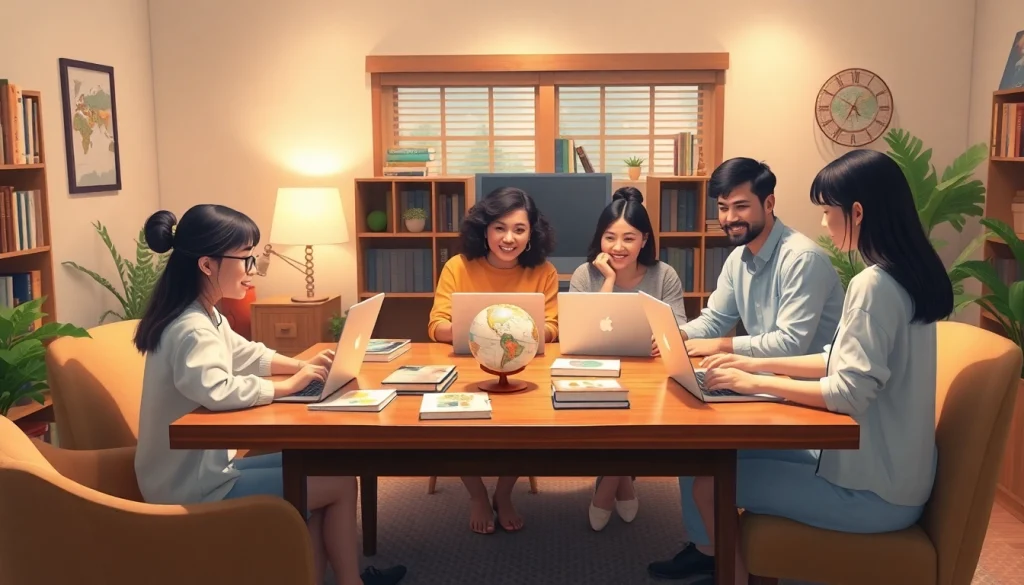 DMM英会話 無料体験は、活気あるオンライン英会話クラスの雰囲気を伝え、多様な学習者と魅力的な教材を紹介します。