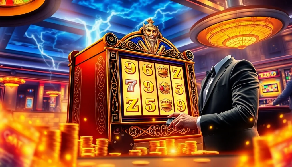 Putar mesin Slot Zeus untuk peluang jackpot yang mendebarkan di kasino mewah.