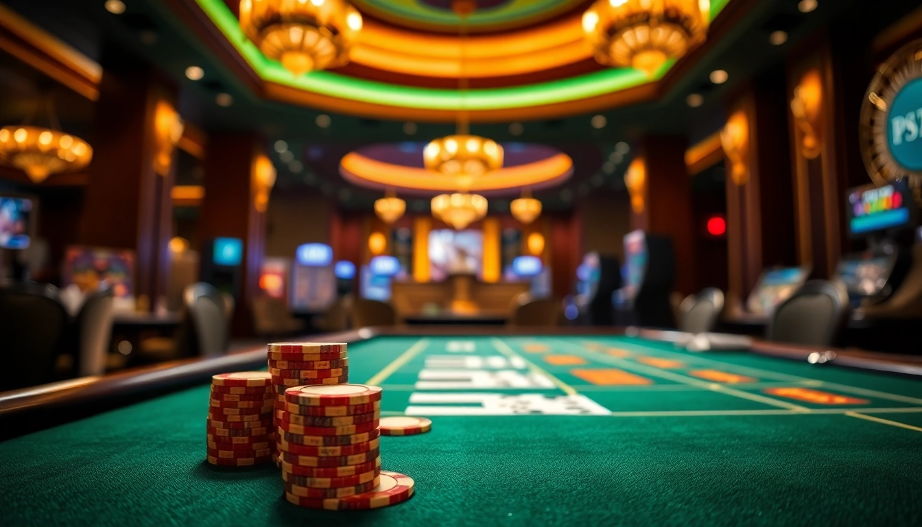 เล่นเกมที่โต๊ะคาสิโนที่หรูหรา tiger24 vip พร้อมชิปและการ์ด