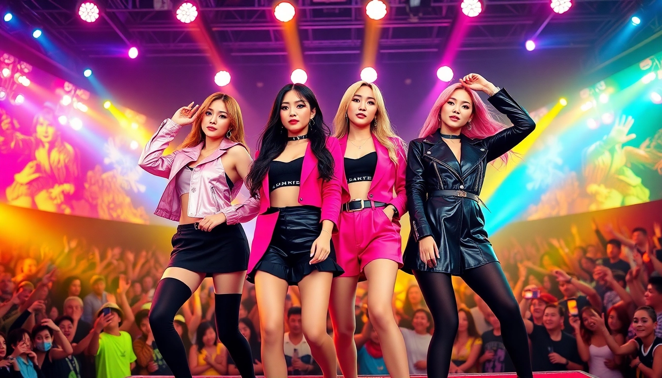 Stay updated with the latest Blackpink news featuring the dynamic K-pop group in vibrant performance.