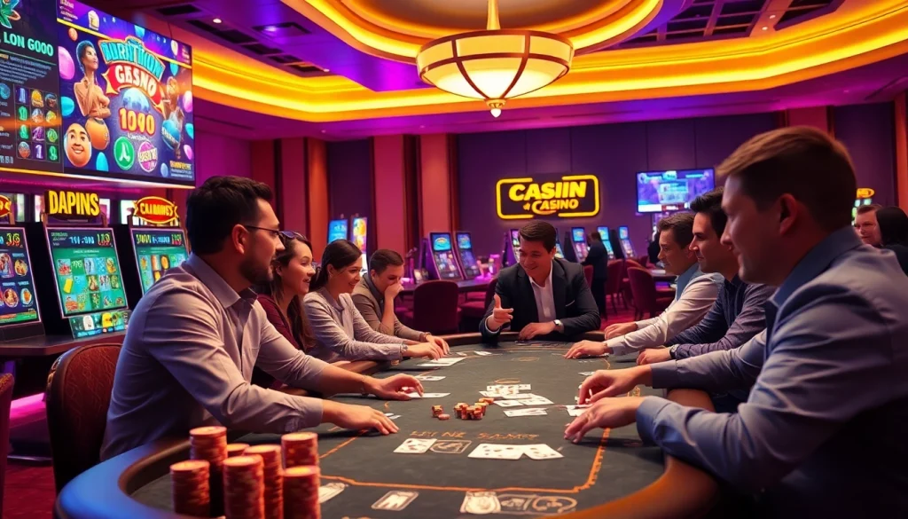 Experience the excitement of online gaming at ev88win.live with a lively casino scene.