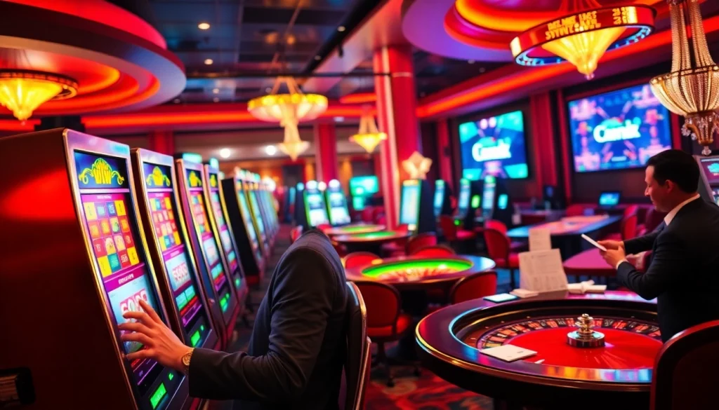 Win big at 88VV.com.de with electrifying casino visuals of gamers immersed in action.