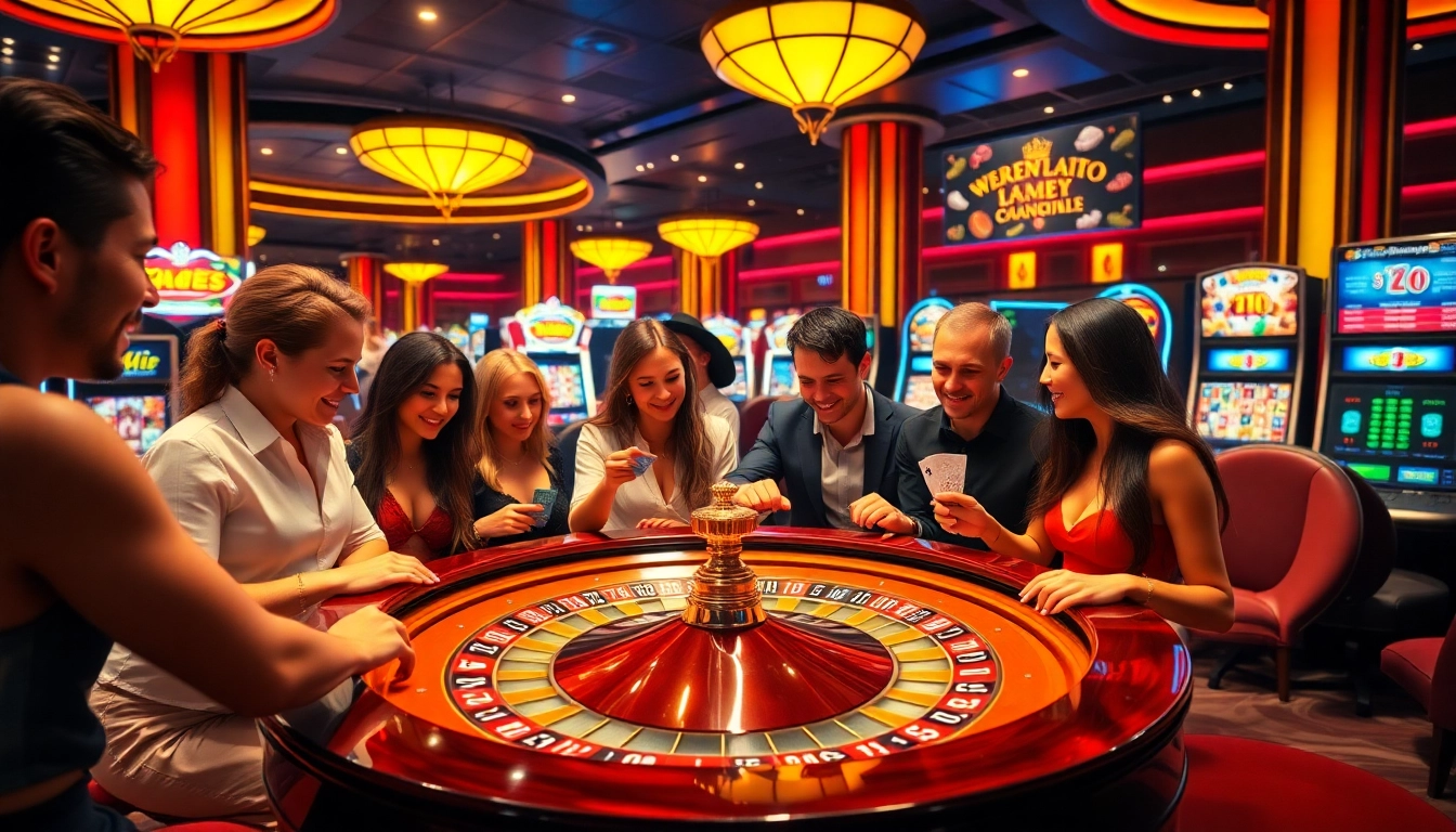 Players celebrating wins at a casino table, showcasing excitement around the hidden wiki and gaming strategies.