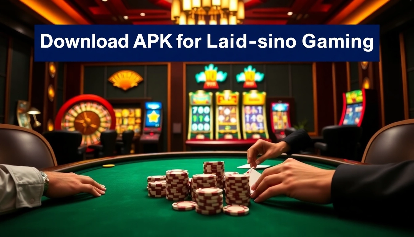 Experience the excitement of casino gaming with Download APK for seamless access to services.