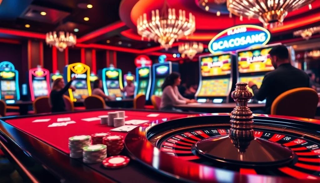 Experience the excitement at SC88's casino with vibrant tables and thrilling games.