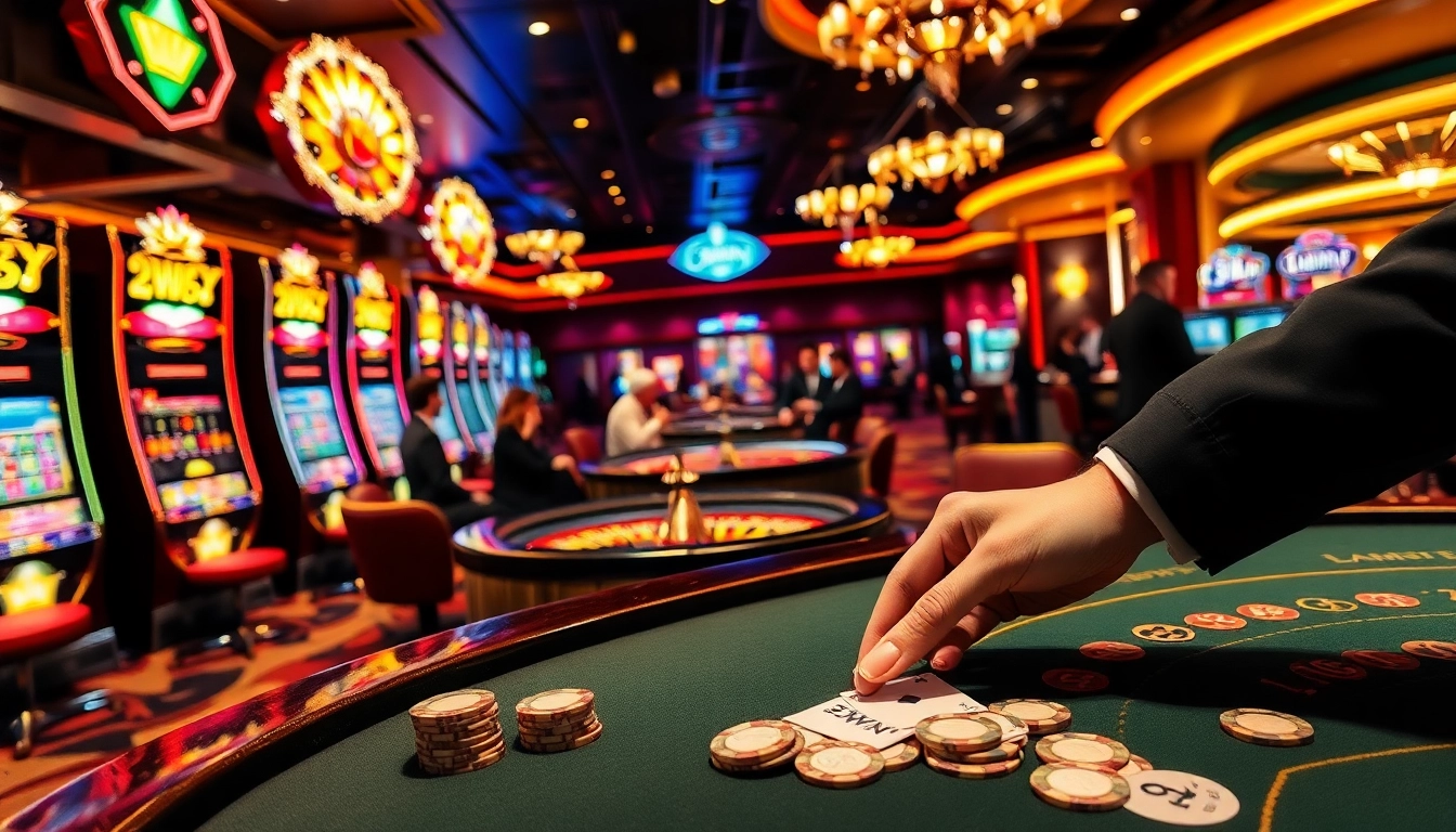 Experience the thrill of winning at 33WIN casino with players engaged in exciting games.