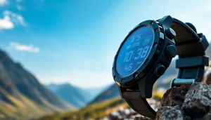 Experience the Explorer GPS Smart Watch designed for outdoor adventures with vibrant display.