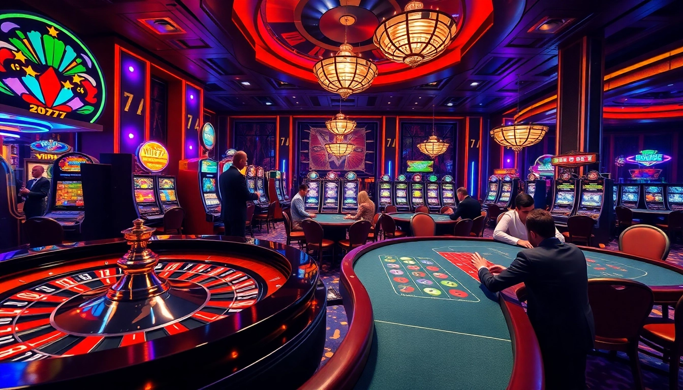 Experience the excitement of gambling at vin777 with vibrant slot machines and thrilling poker games.