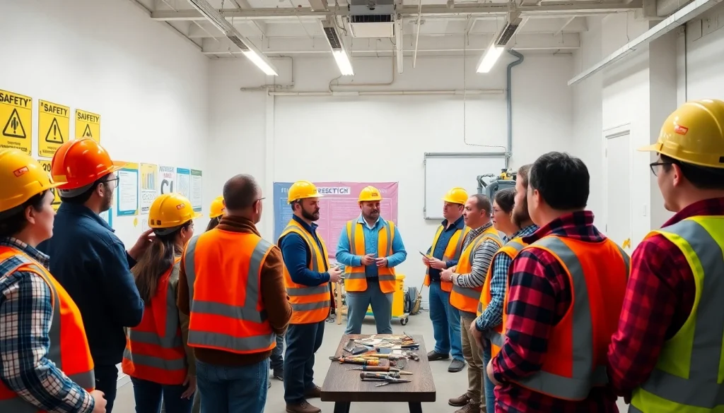 Participants engaging in construction safety training with a focus on effective learning methods.