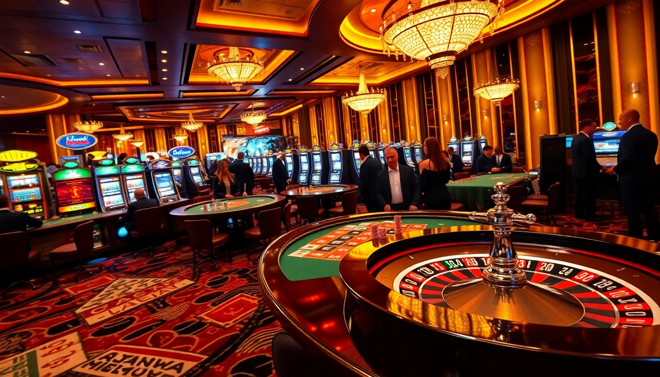 The energetic casino scene showcases players enjoying various games, highlighting https://f1686s.com/ offerings.