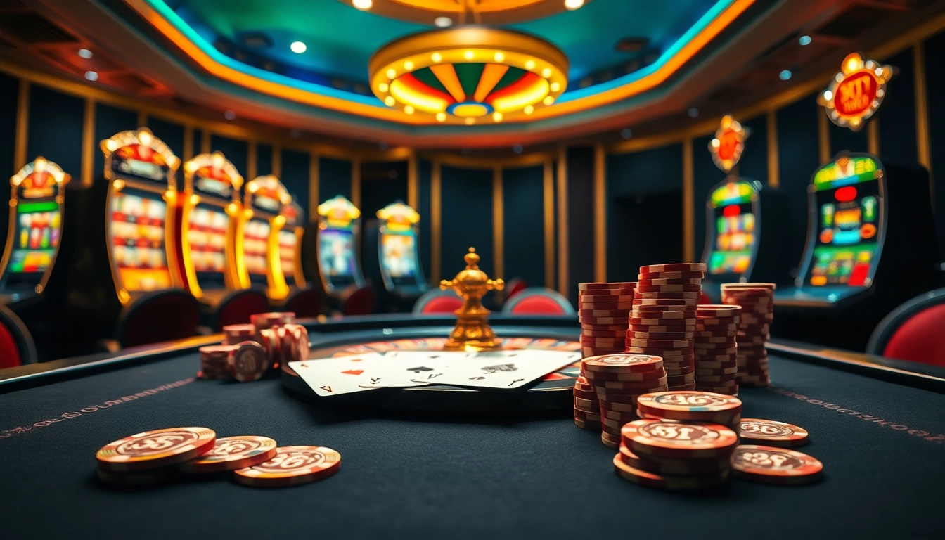Vivez l'excitation du meilleur casino en ligne avec une action de poker captivante à une table luxueuse.