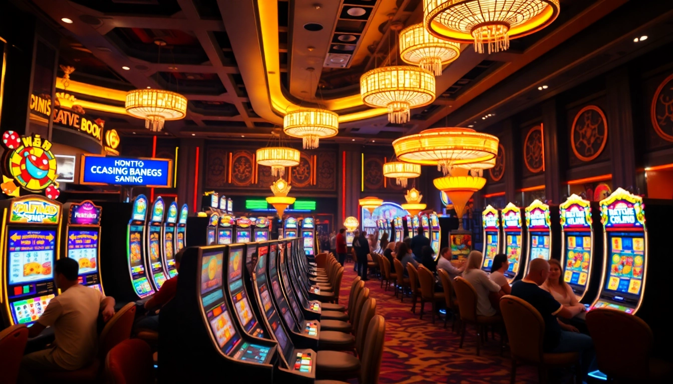 Menang di vegas88 dengan mesin slot yang cerah dan pemain bersemangat.