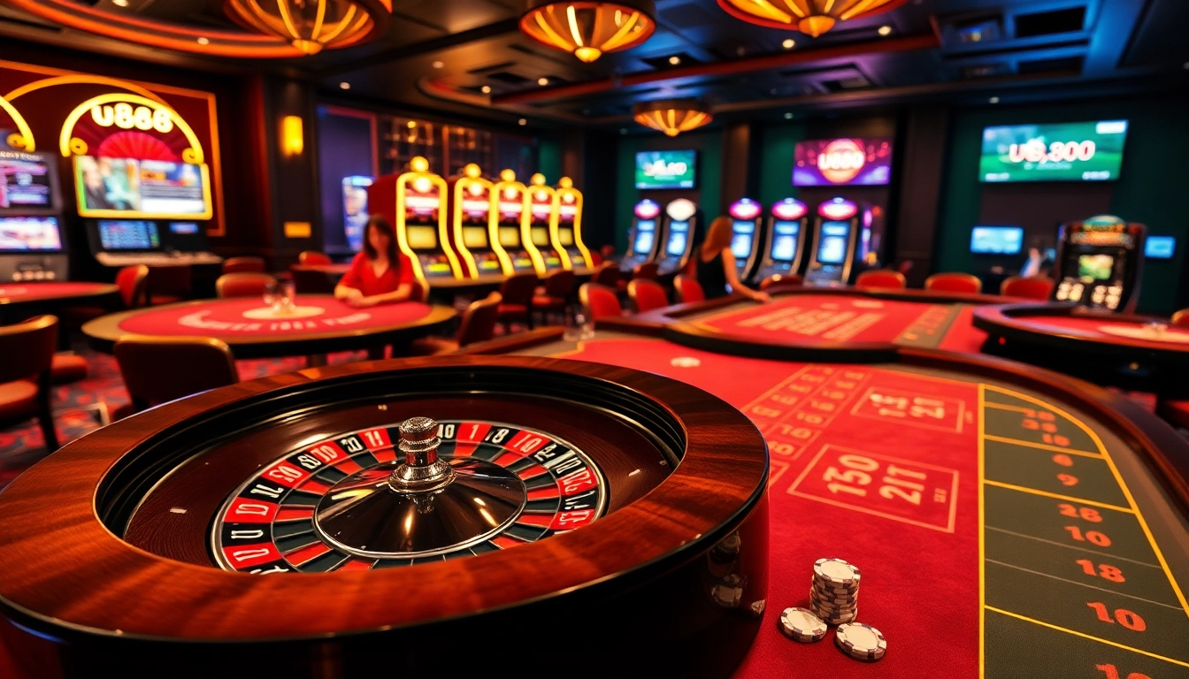Winning at U888 casino with vibrant roulette and poker action.