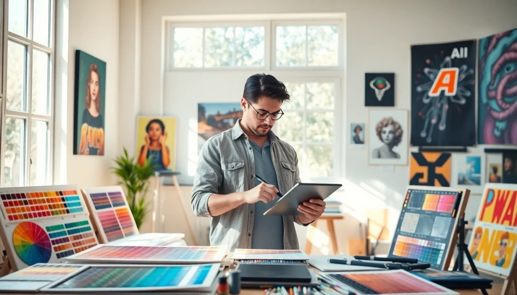 Generate high-quality image to prompt descriptions in a vibrant studio.