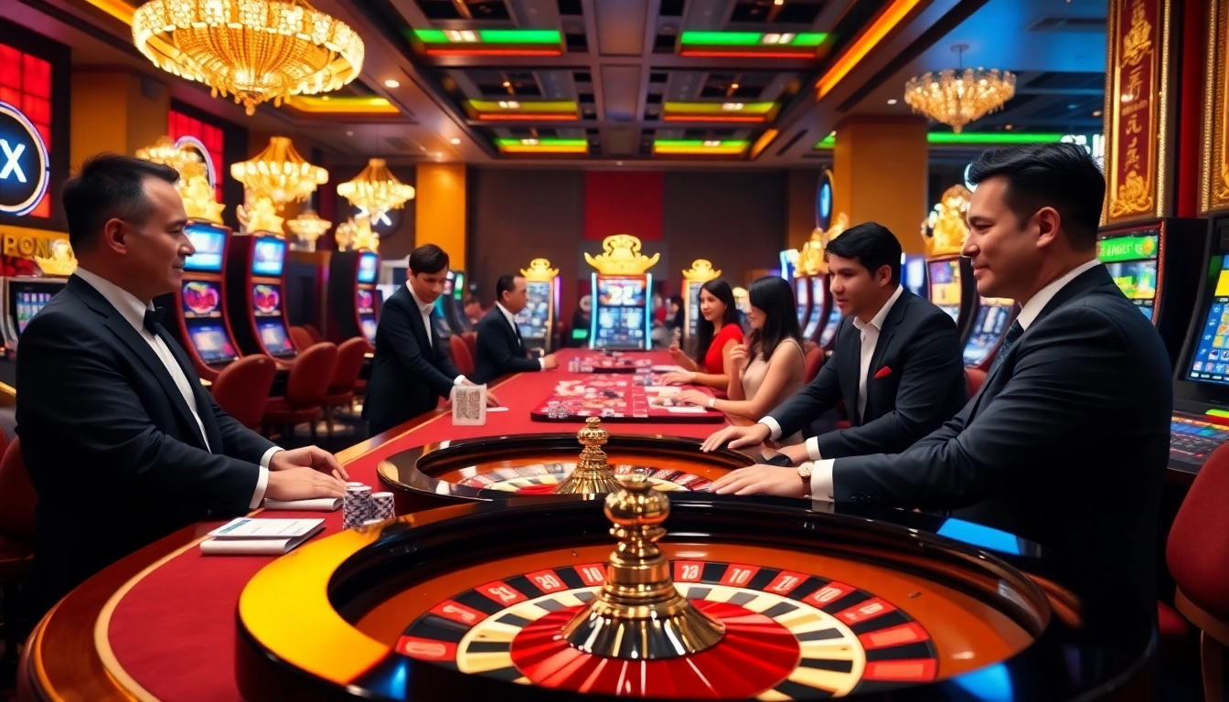 Experience OXBET's thrilling casino atmosphere with vibrant chip stacks and an engaging roulette wheel.