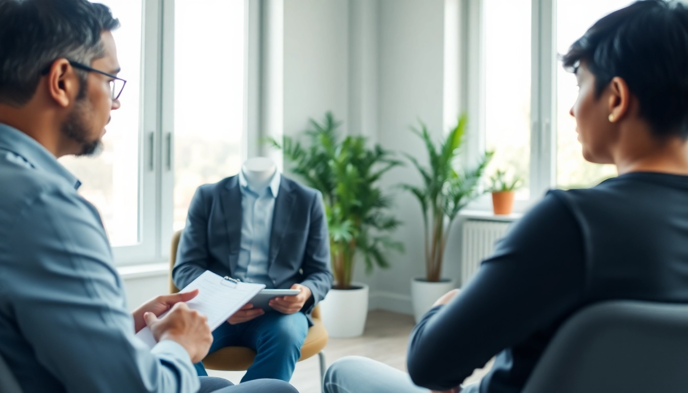 Certified psychiatrist India provides attentive counseling in a serene, professional office setting.