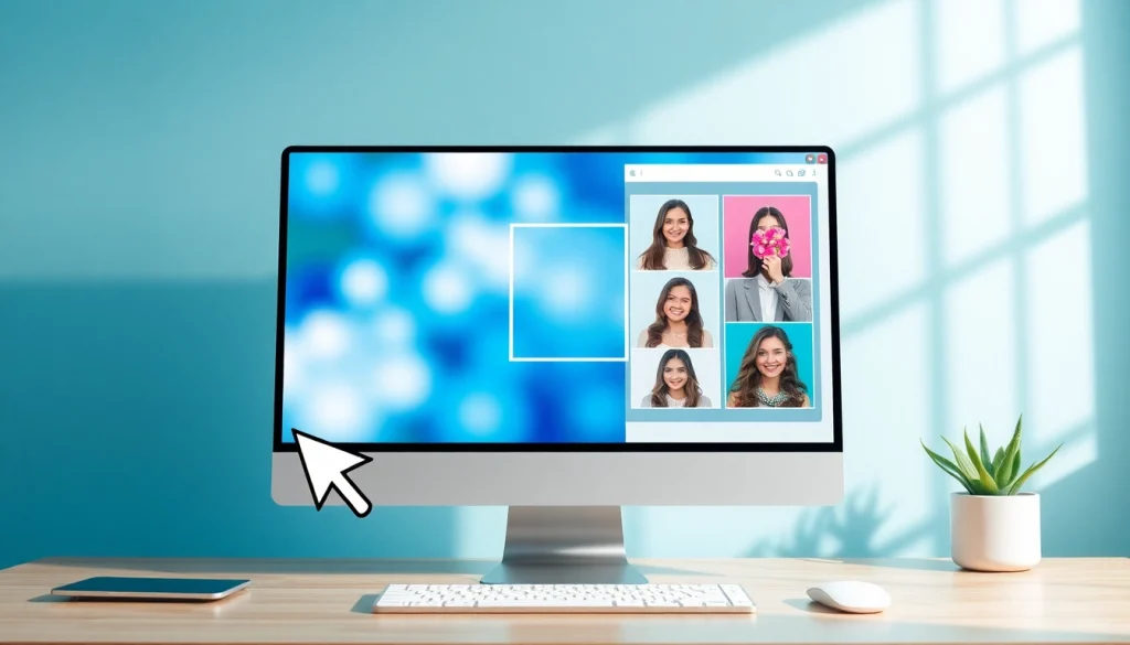 Turn image into square with an online tool showcasing vibrant square images, easy user interface, and creative framing options.