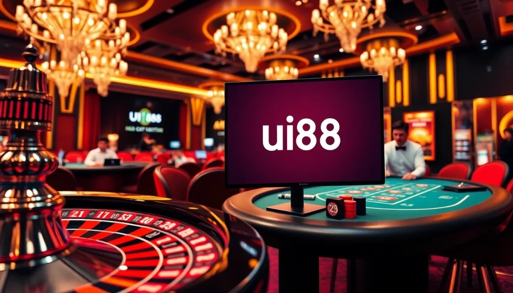 Play poker at UU88's vibrant casino with luxurious tables and engaging gameplay