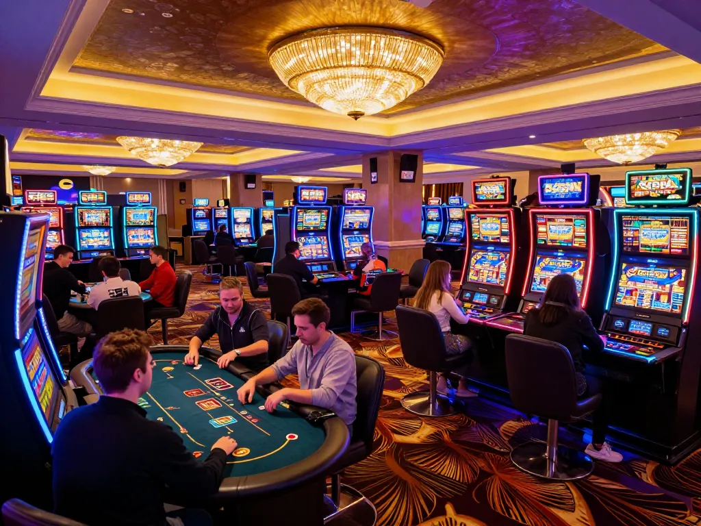 Experience thrilling gameplay at SC88 with engaged players and vibrant casino atmosphere.