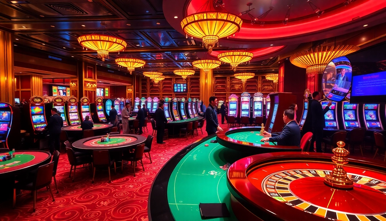 Experience thrilling gaming at MM88 with vibrant slot machines and exciting poker tables.