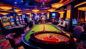 Experimente a emoção dos jogos do cassino 59A, com mesas animadas e caça-níqueis vibrantes.