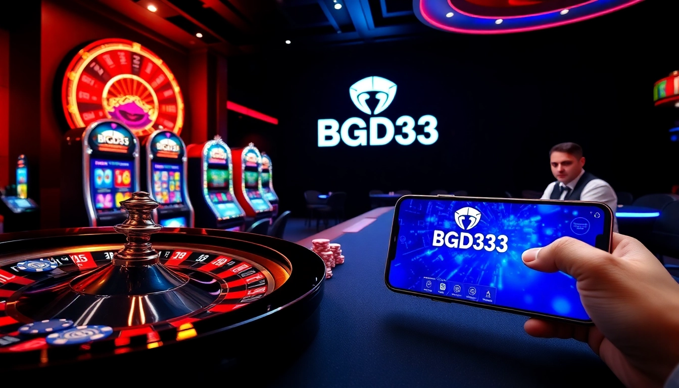 BGD33 offers thrilling online gambling with vibrant casino games including slots, poker, and roulette.