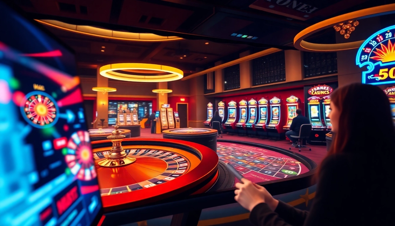 Engaging gamblers celebrating wins at xx88com's vibrant online casino interface with roulette, poker, and slots.