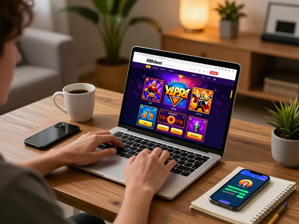 Engage with 688vbest through thrilling online casino gameplay in a cozy environment.
